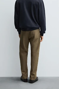 PANTALON REGULAR FIT COTON