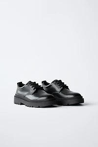 LUG SOLE DERBY SHOES