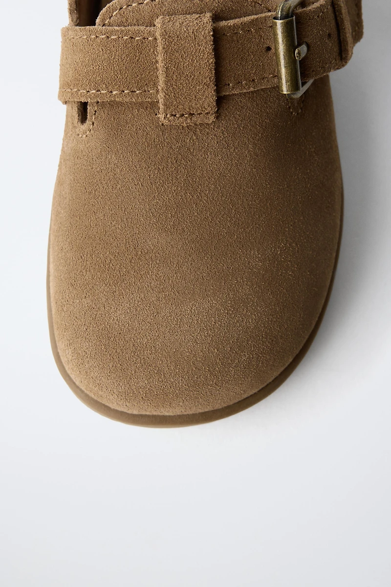 LEATHER CLOGS