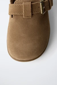 LEATHER CLOGS