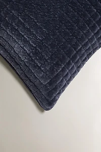 QUILTED THROW PILLOW COVER