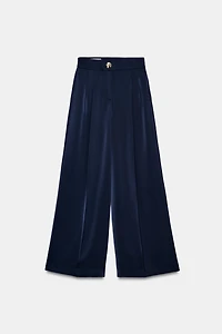 FLOWY SATIN EFFECT PANTS