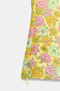 FLORAL POPLIN TOP