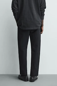 PANTALON STRAIGHT FIT STRUCTURÉ