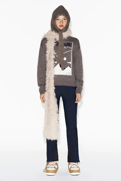 CONTRASTING ANKLE BOOTS SKI COLLECTION