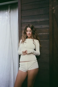 COTTON BUTTON T-SHIRT