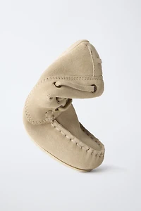 LEATHER BOAT SHOES