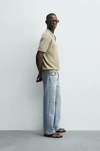 POLO EN MAILLE CANNELÉE