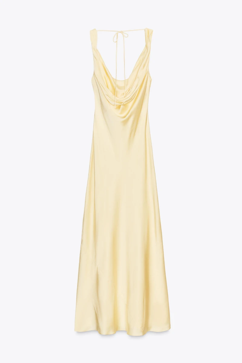 ROBE LONGUE SATINÉE ZW COLLECTION