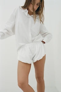 PUFF POPLIN SHORTS