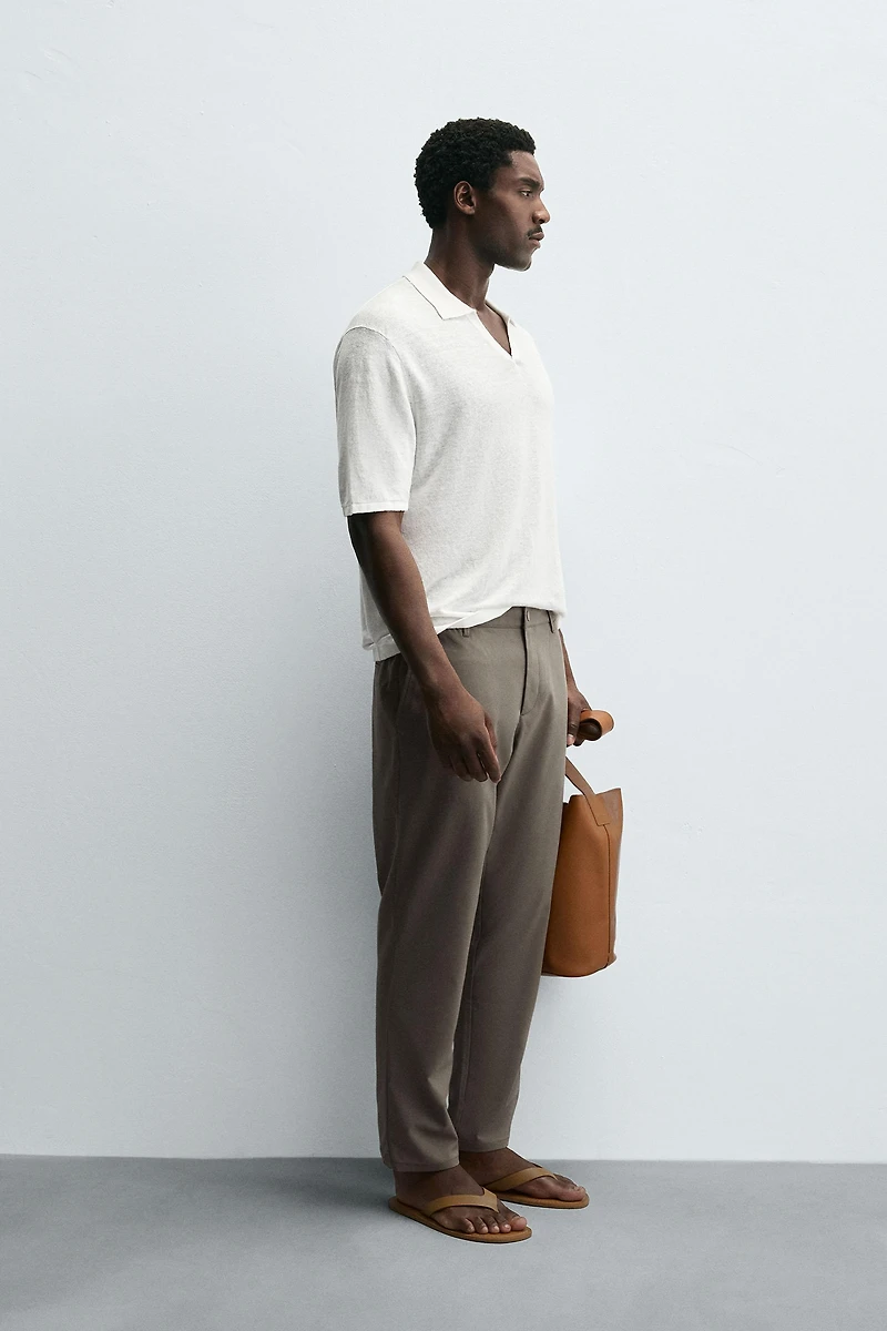 SLIM FIT STRETCH PANTS