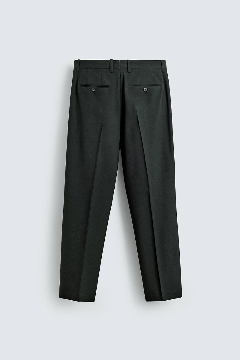 WOOL SUIT PANTS