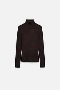 WOOL HIGH-NECK JUMPER