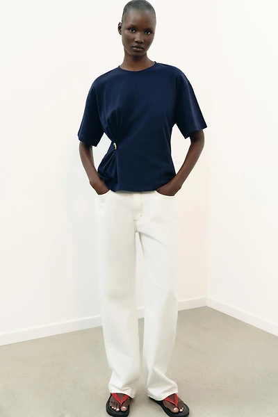 HEAVY COTTON APPLIQUÉ T-SHIRT