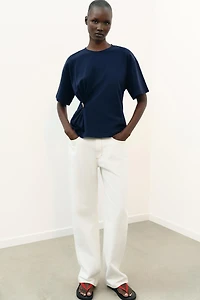 HEAVY COTTON APPLIQUÉ T-SHIRT
