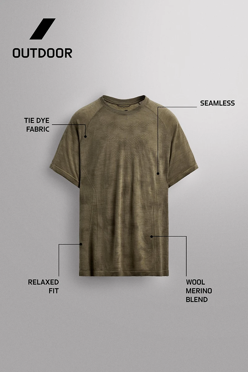 T-SHIRT PREMIÈRE COUCHE AVEC LAINE