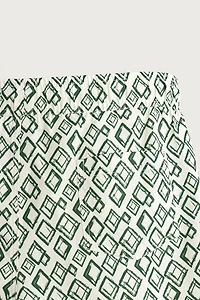 GEOMETRIC PRINT LONG SWIMSUIT