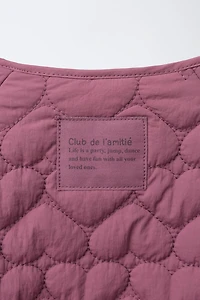 VESTE MATELASSÉE ÉTIQUETTE DÉPERLANTE