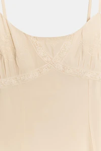 EMBROIDERED LINGERIE STYLE DRESS