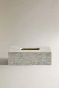 MOTHER-OF-PEARL TISSUE BOX