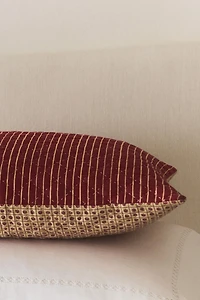 HOUSSE DE COUSSIN FLEURS ET RAYURES | KATHARINE POLE