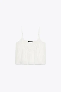 EMBROIDERED COTTON TOP