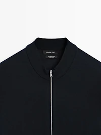 Cardigan 100 % laine mérinos à fermeture Éclair