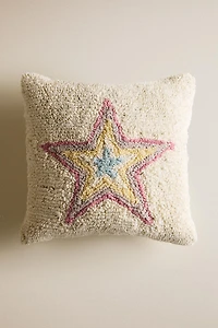 KIDS' STAR THROW PILLOW COVER