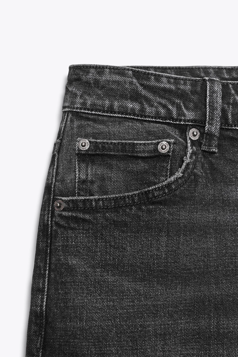TRF HIGH WAIST STRAIGHT LEG JEANS