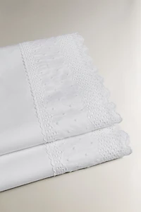 DRAP PLAT BRODÉ