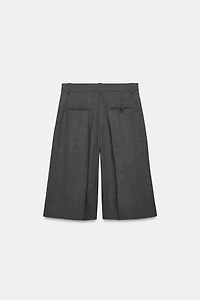 ZW COLLECTION LONG WOOL BERMUDA SHORTS