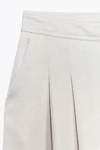 SATIN WIDE LEG PANTS