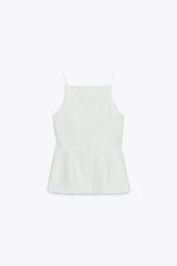 BEADED BELT VEST