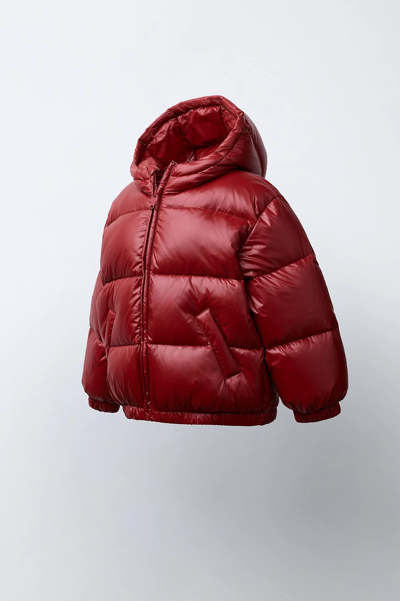 DOUDOUNE 50% PLUME ET DUVET DÉPERLANTE COUPE-VENT AVEC CAPUCHE