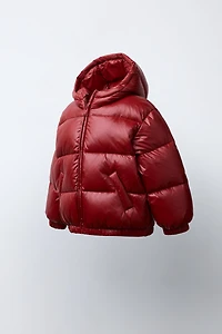 DOUDOUNE 50% PLUME ET DUVET DÉPERLANTE COUPE-VENT AVEC CAPUCHE