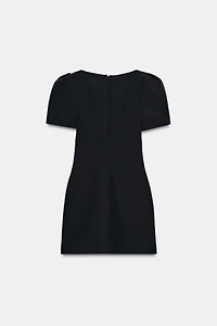 SHORT PLEATED POCKET DRESS
