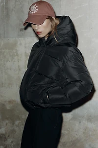 WATER REPELLENT WINDPROOF SHORT HOODIE ANORAK