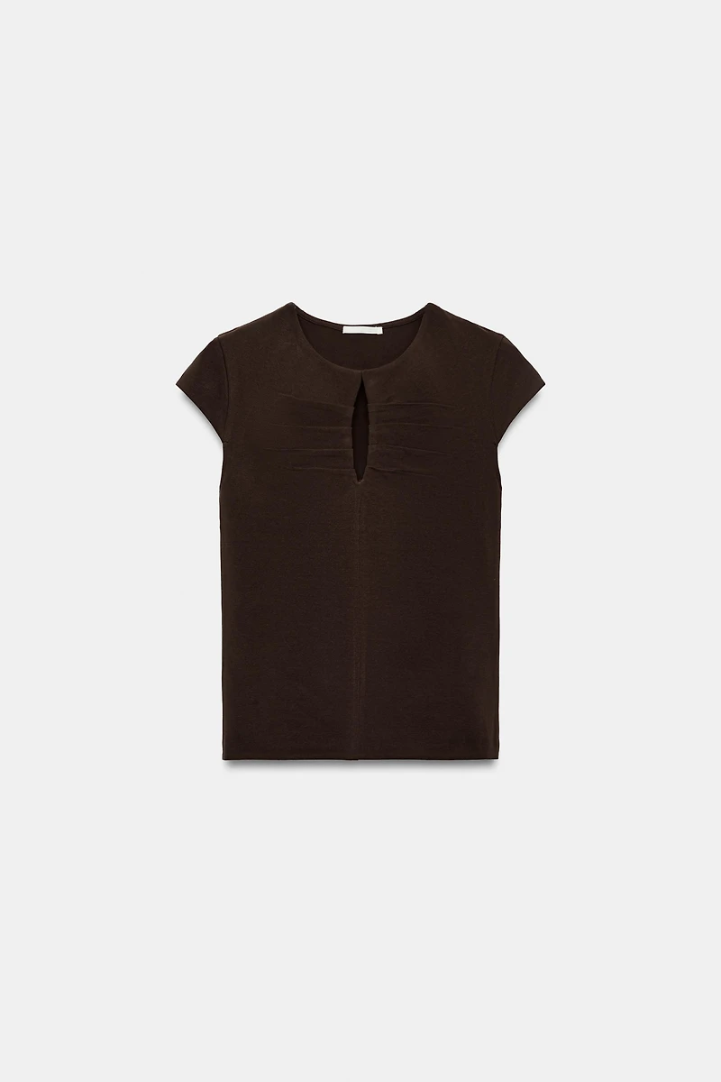 OPENING RUCHED TOP