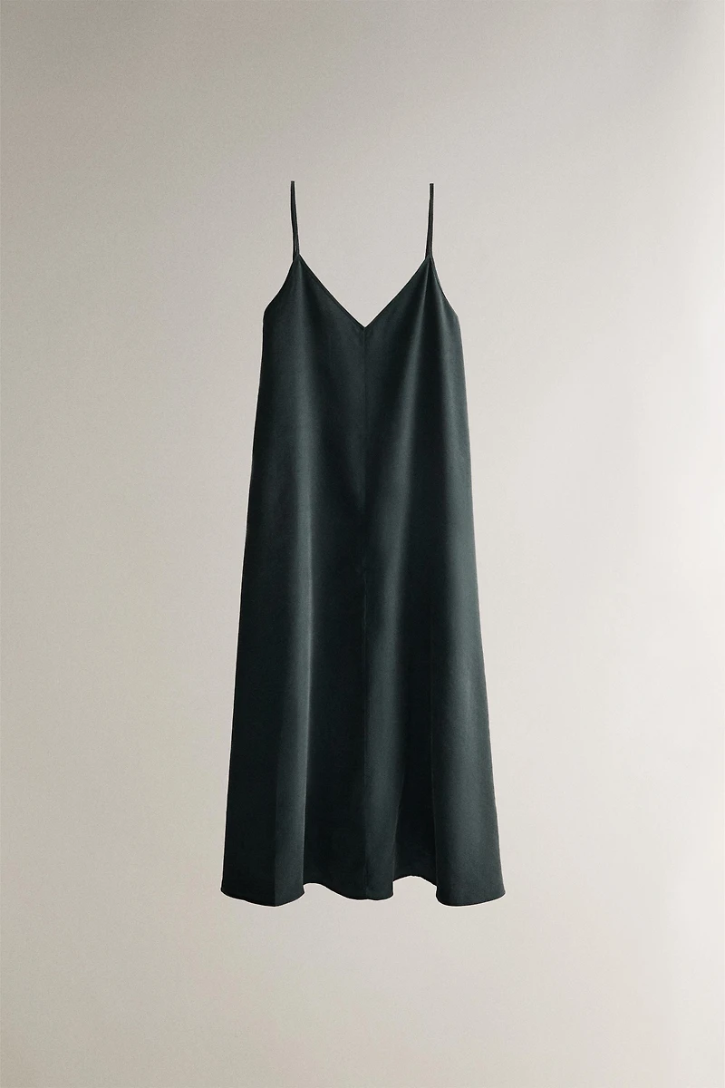 LONG STRAPPY MODAL DRESS