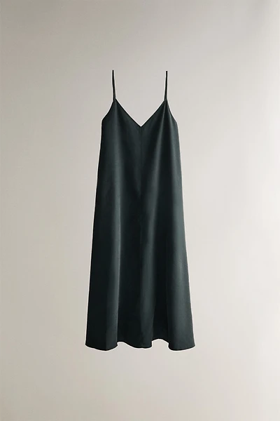 LONG STRAPPY MODAL DRESS