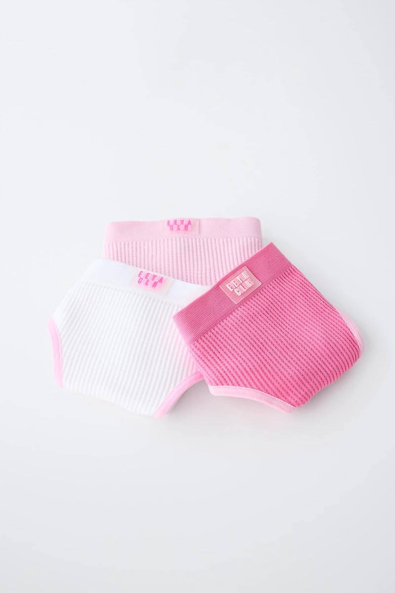 8-14 YEARS / THREE-PACK SEAMLESS UNDERWEAR