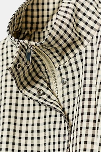 PLAID BOMBER JACKET