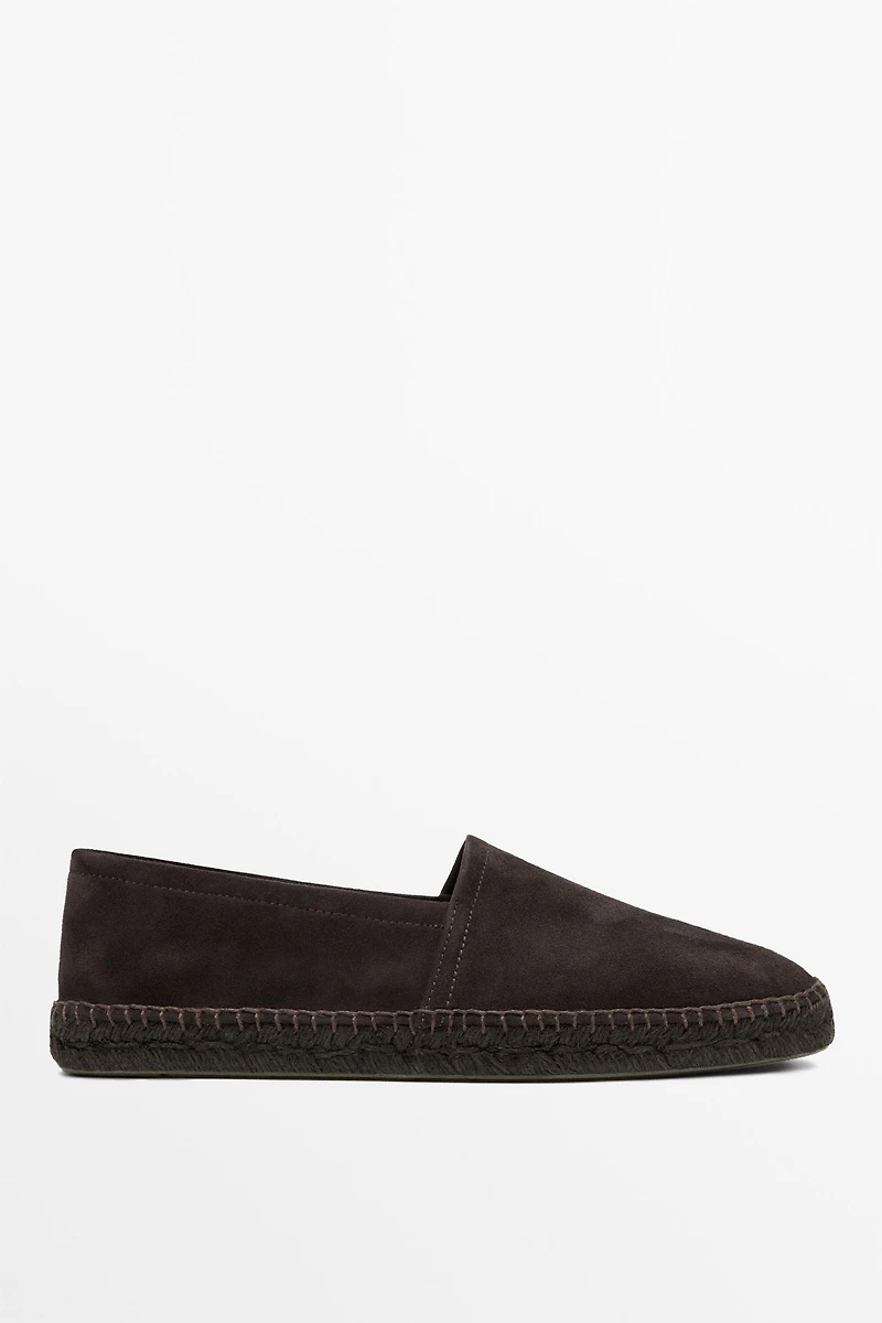 Leather espadrilles