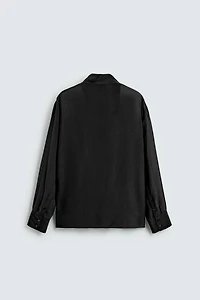 SEMI-SHEER BOW SHIRT