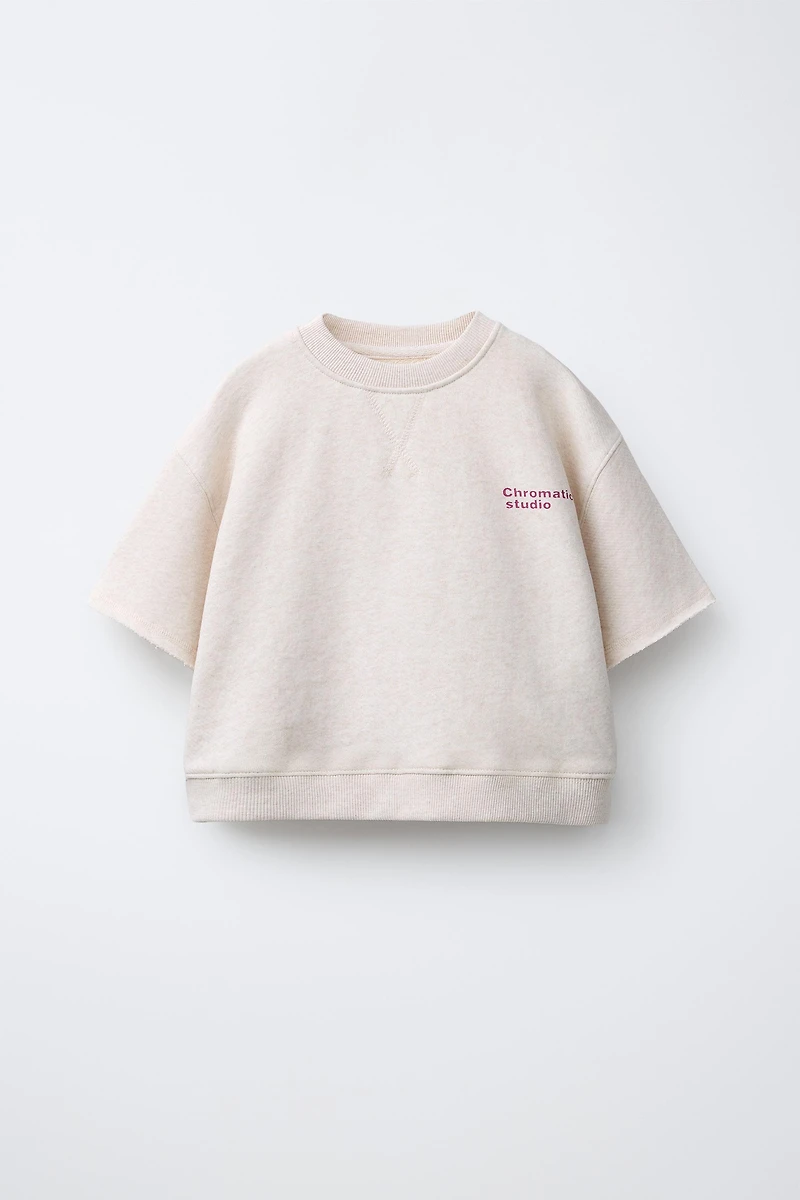 T-SHIRT JOGGING EN MOLLETON