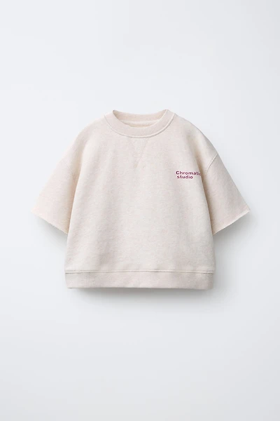 T-SHIRT JOGGING EN MOLLETON