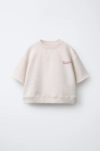 T-SHIRT JOGGING EN MOLLETON