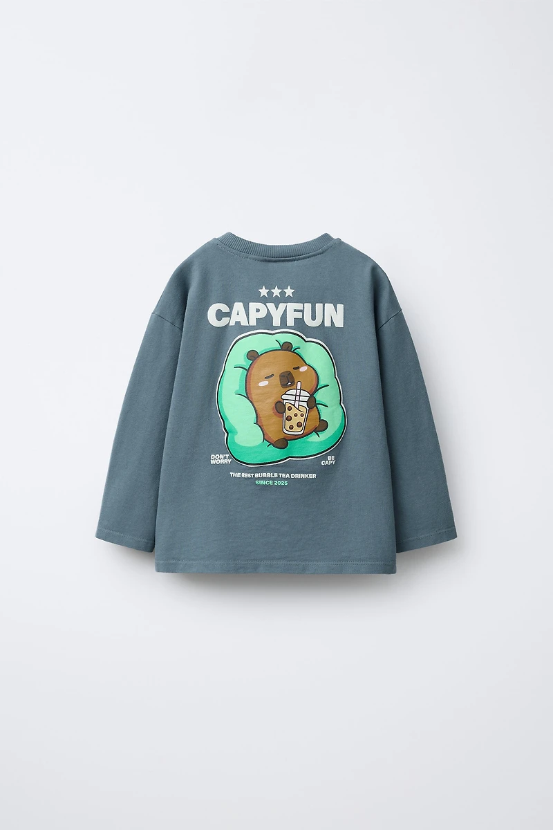 T-SHIRT TEINT EN PIÈCE CAPIBARA CAPYFUN ©