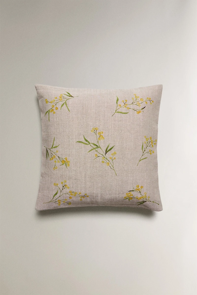 MIMOSA PRINT THROW PILLOW COVER