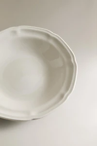 ASSIETTE CREUSE PORCELAINE
